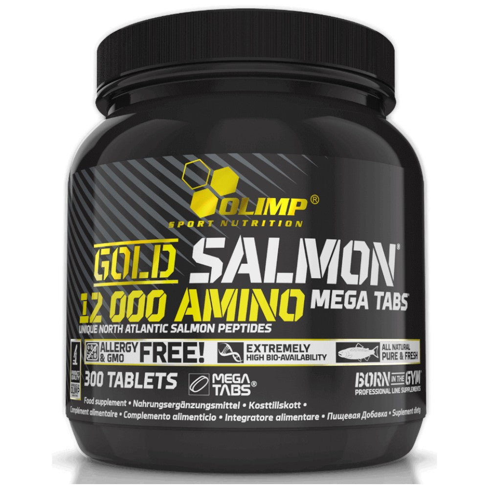 Gold Salmon 12000 Amino Mega Tabs – 300 Tabletten