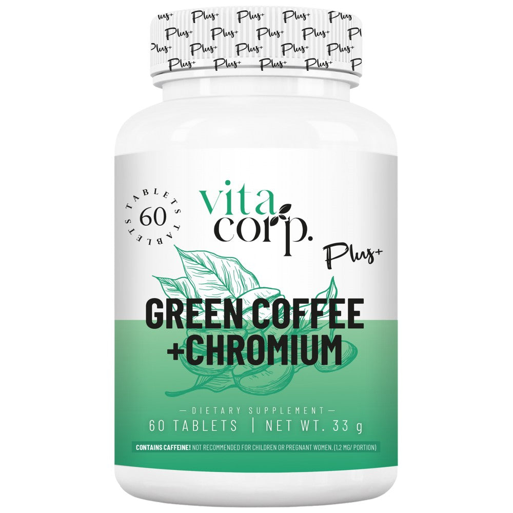Grüner Kaffee + Chrom – 60 Tabletten