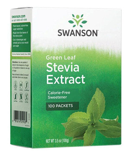 Grünblatt-Stevia-Extrakt/100 Packungen – 0