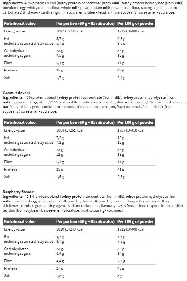 HI PRO PANCAKES in Pulverform – 900 Gramm
