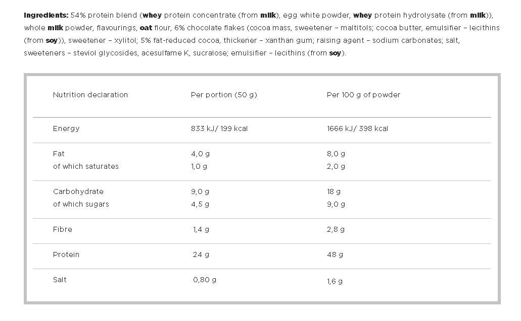 Hallo Protein Brownie 500 Gramm