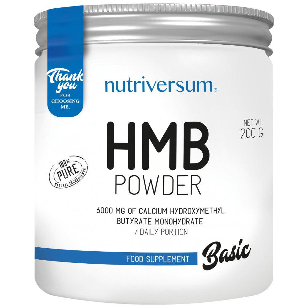 HMB-Pulver | 100 % rein – 200 Gramm