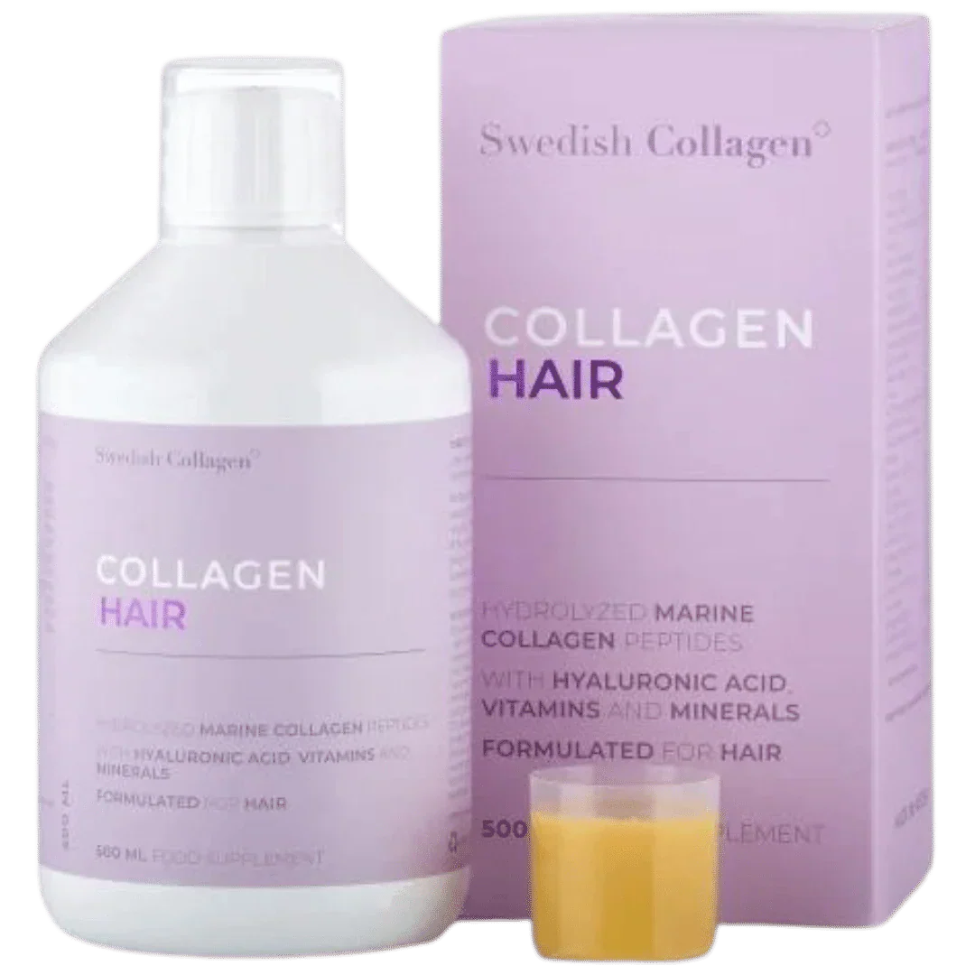 Fischkollagenhaar mit Coenzym Q10 /500 ml, 33 Dosen/