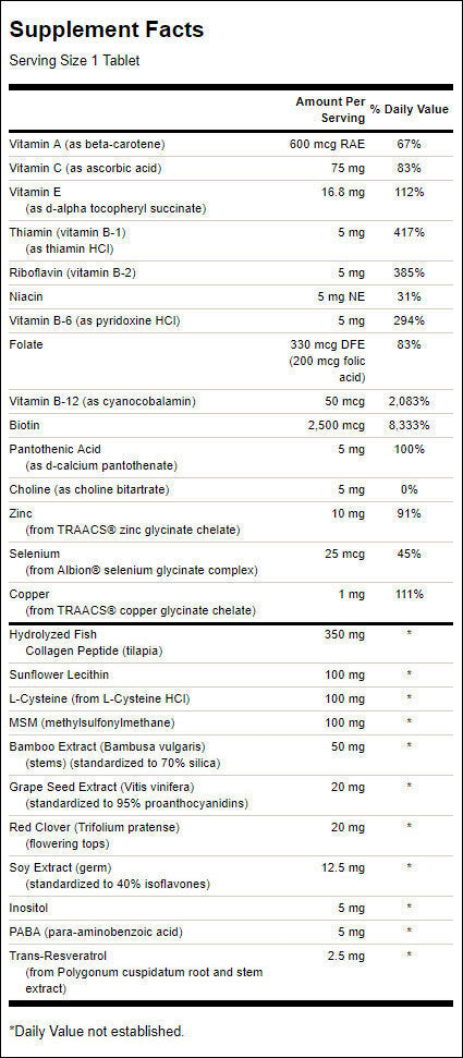 Haarrevitalisierungsformel – 60 Tabletten