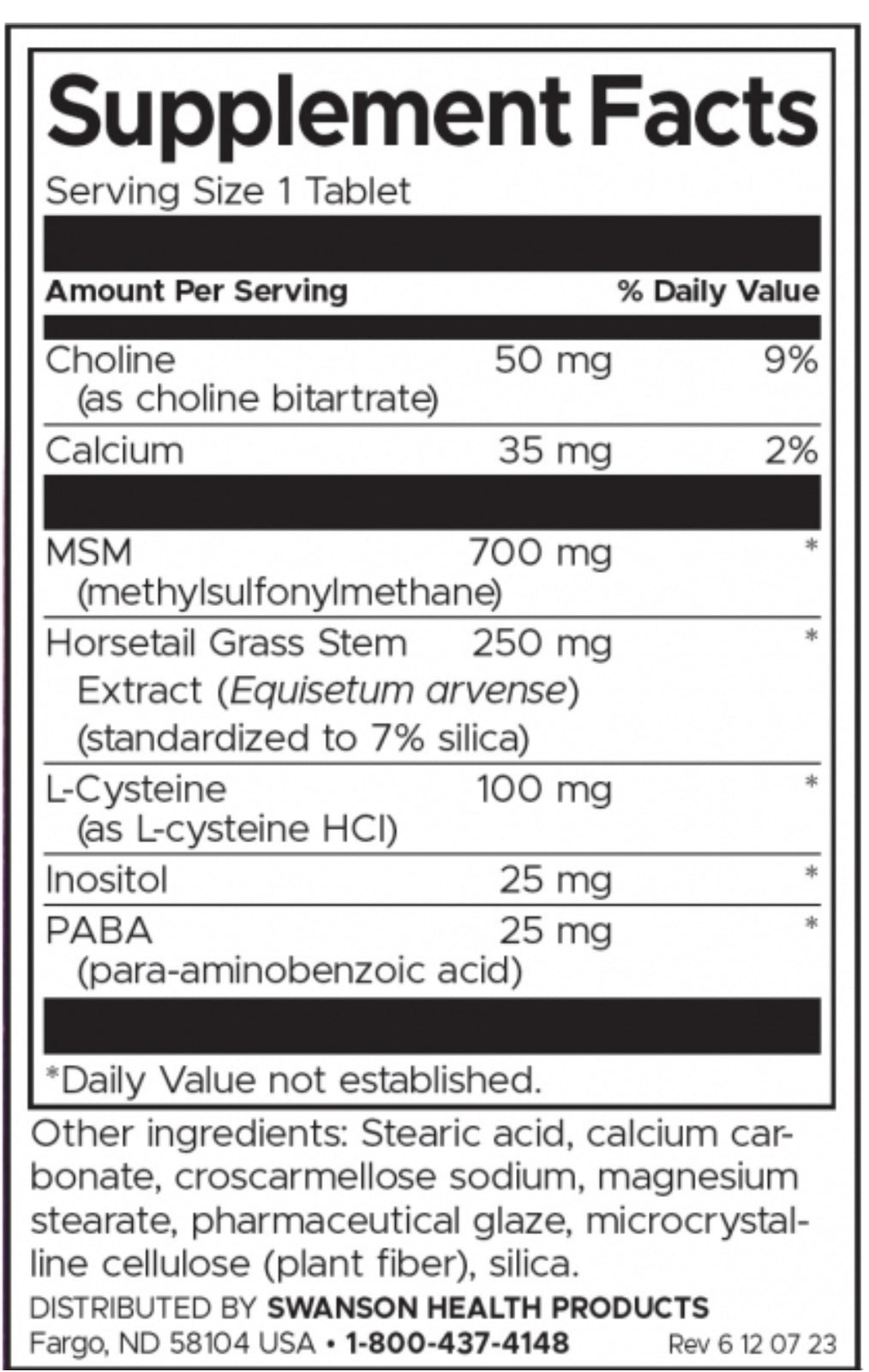 Haare, Haut und Nägel – 60 Tabletten