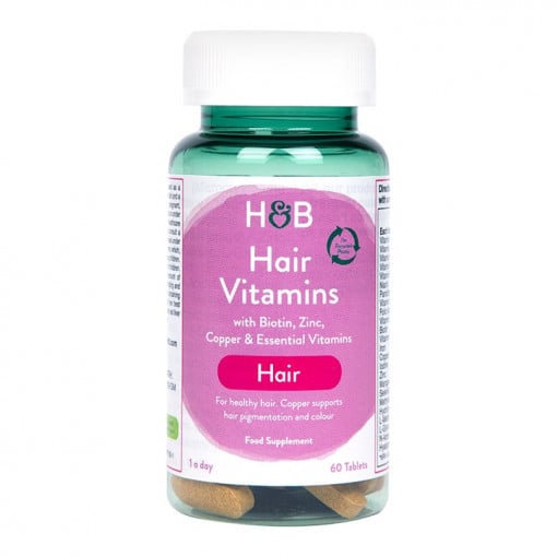 Vitamine für Haare mit Kollagen (Haarvitamine) 60 Tabletten HOLLAND & BARRETT
