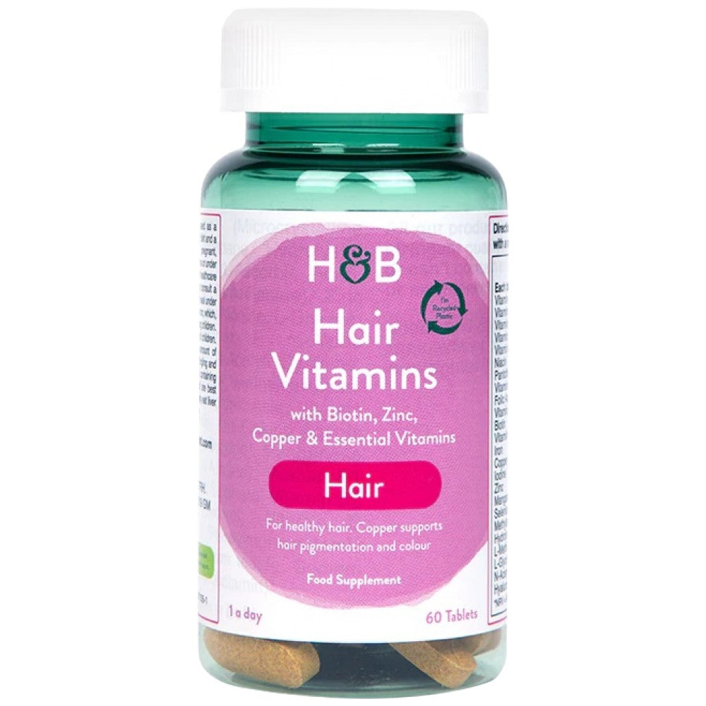 Haarvitamine | Mit Biotin, Zink und Kupfer 60 Tabletten