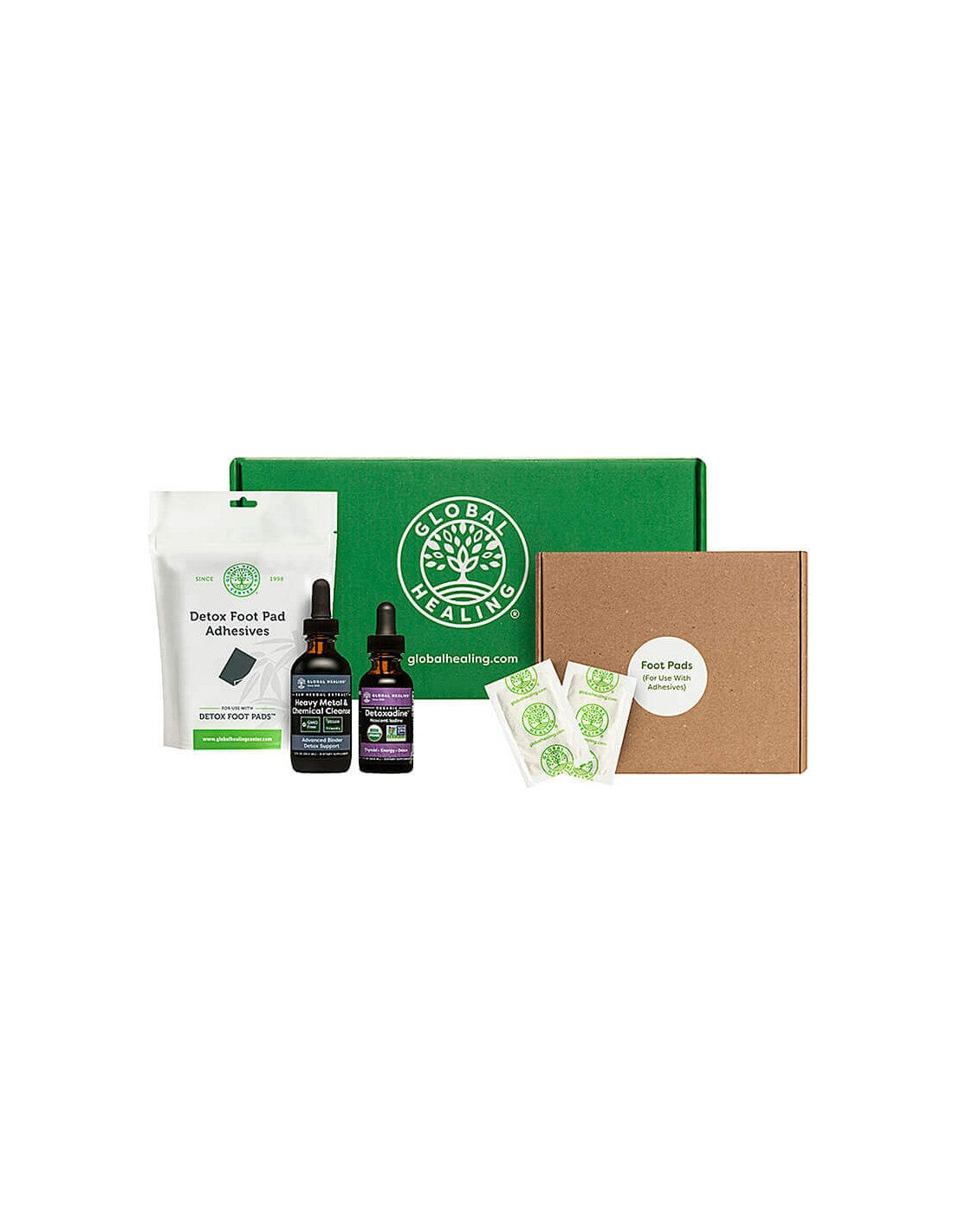 Heavy Metal & Chemical Cleanse Program™/30-tägiges Entgiftungsprogramm mit Kräutern, Heilpilzen, Aktivkohle und Jod Global Healing