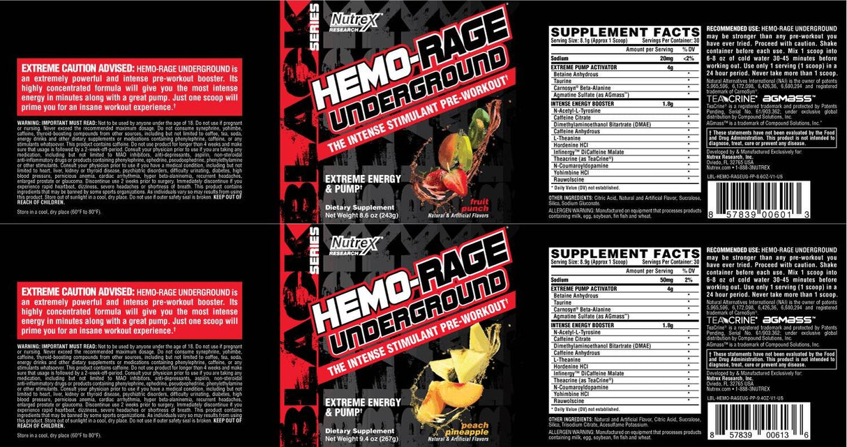 Hemo Rage Underground – 243 Gramm