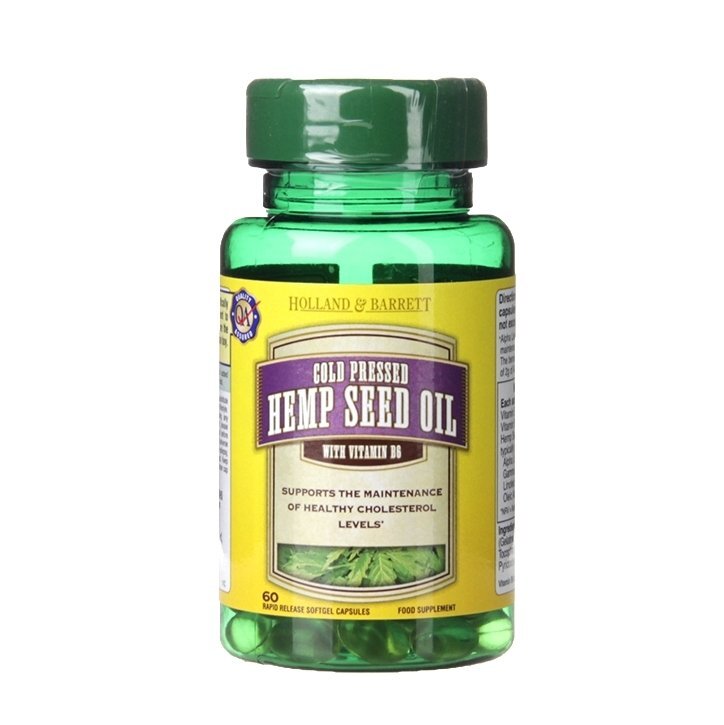 Hanfsamenöl (Hanfsamenöl) 60 Kapseln von HOLLAND & BARRETT