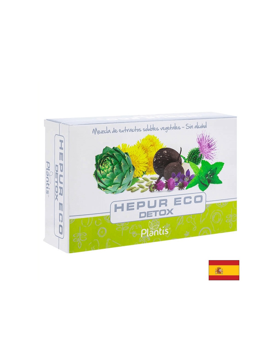 Hepur Eco Detox/ Kräuter-Detox-Mix, 20 Ampullen zum Trinken (Arte)<tc>san</tc>ia
