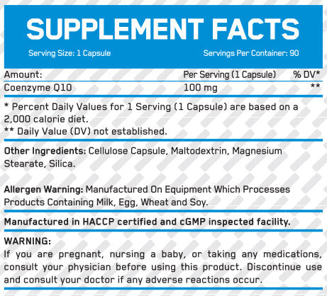 Hochwirksames Co-Q10 100 mg/90 Vcaps