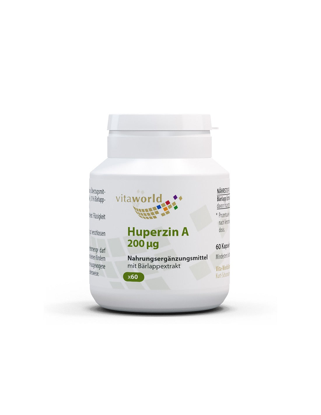 Gehirnaktivität – Huperzin A (Huperzin A), 200 µg x 60 Kapseln