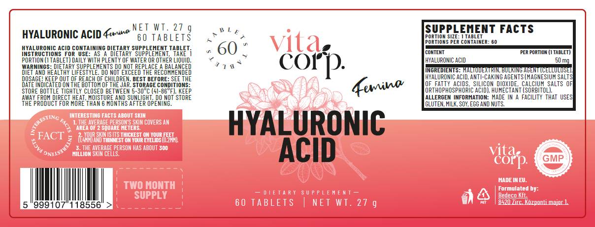 Hyaluronsäure 50 mg – 60 Tabletten