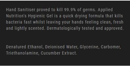 Hygienegel/Antibakterielles Desinfektionsmittel - Gel mit erfrischendem Gurkenaroma 100 ml