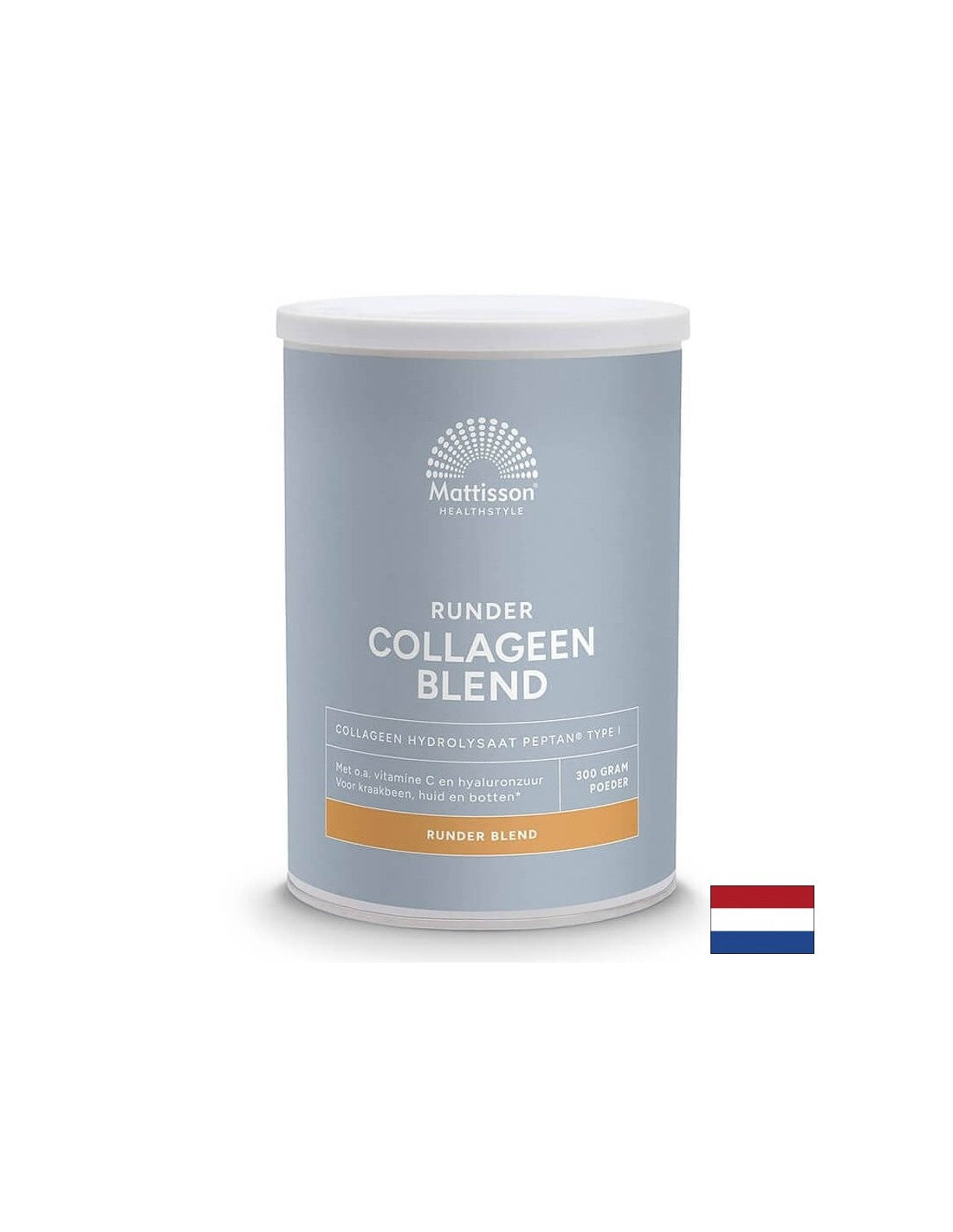Rinderkollagen Typ I mit Kalzium, Magnesium, MSM, Vitamin C und Hyaluronsäure, 300 g Pulver mit Vanillegeschmack