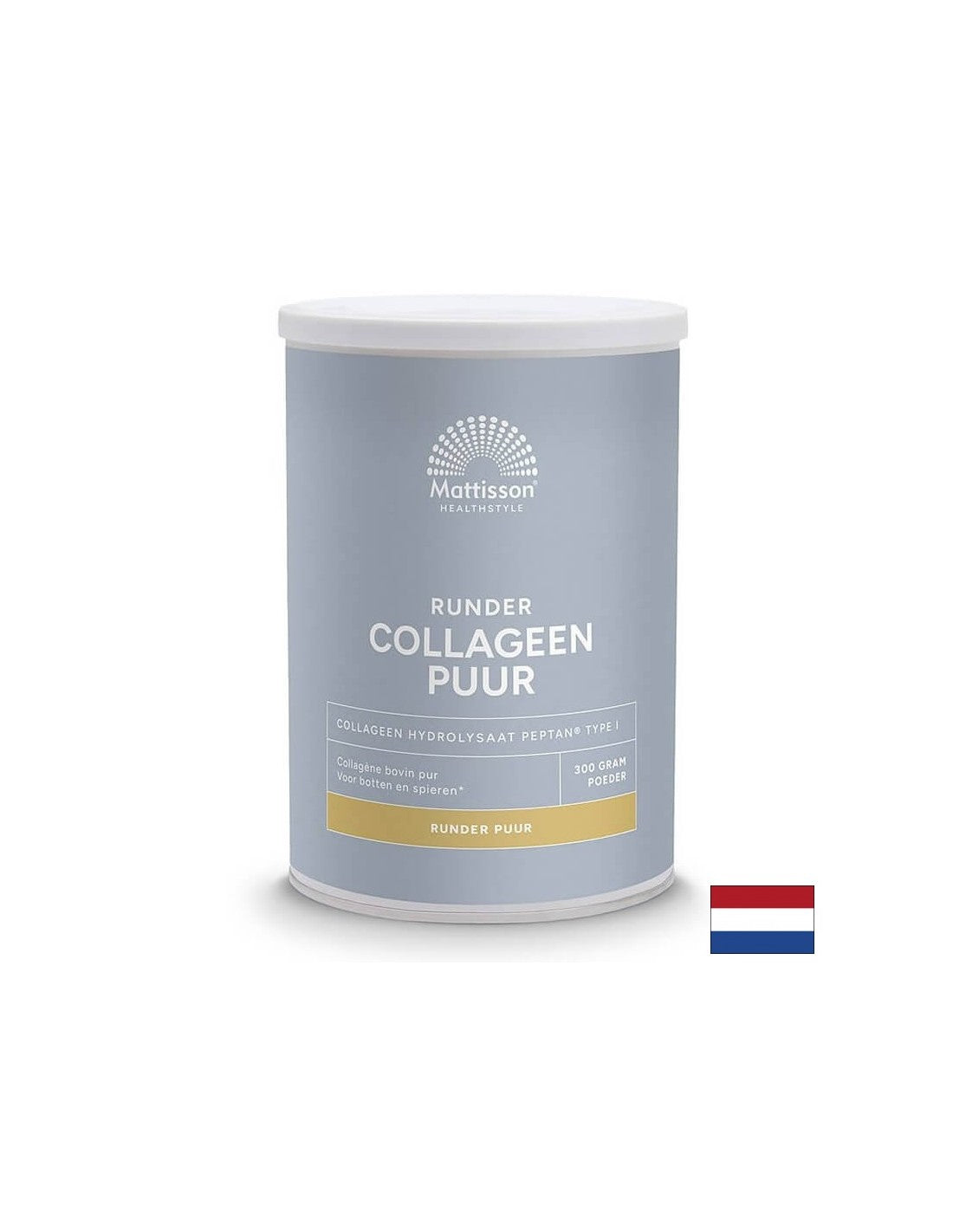 Für schönes Haar, gesunde Haut und gesunde Gelenke – Rinderkollagen Typ I, 300 g Pulver <tc>Mattisson Healthstyle</tc>