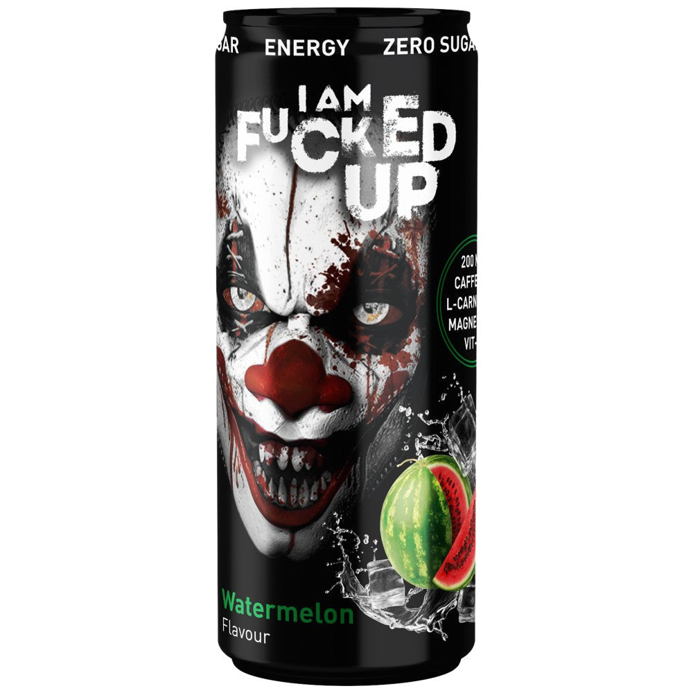 Ich bin F#CKED UP JOKER | Energiegetränk ~ Null Zucker – 330 ml