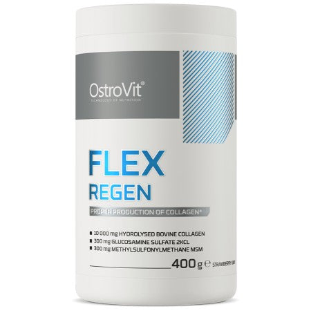Flex Regen | Kollagen + Glucosamin, Chondroitin, MSM, Hyaluronsäure 400 Gramm