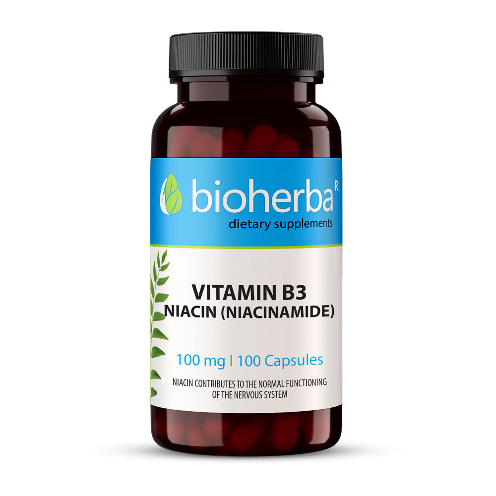 Vitamin B3 | Niacin 100 mg - 100 Kapseln