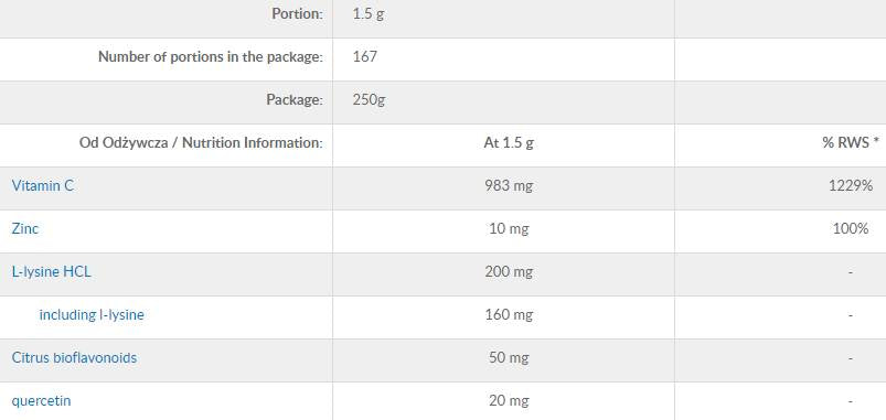 Immundefinition – 250 Gramm