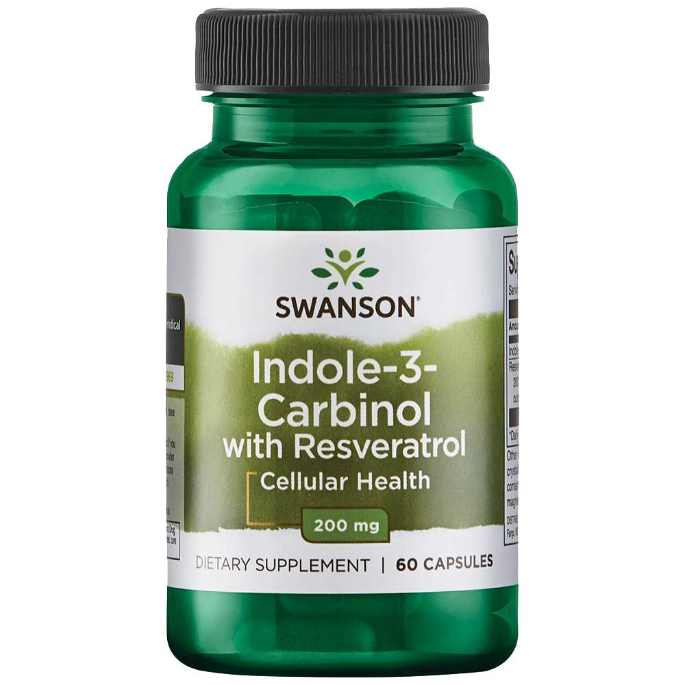 Indol-3-Carbinol mit Resveratrol 200 mg – 60 Kapseln