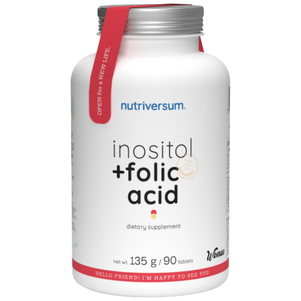 Inosit + Folsäure für Frauen – 90 Tabletten