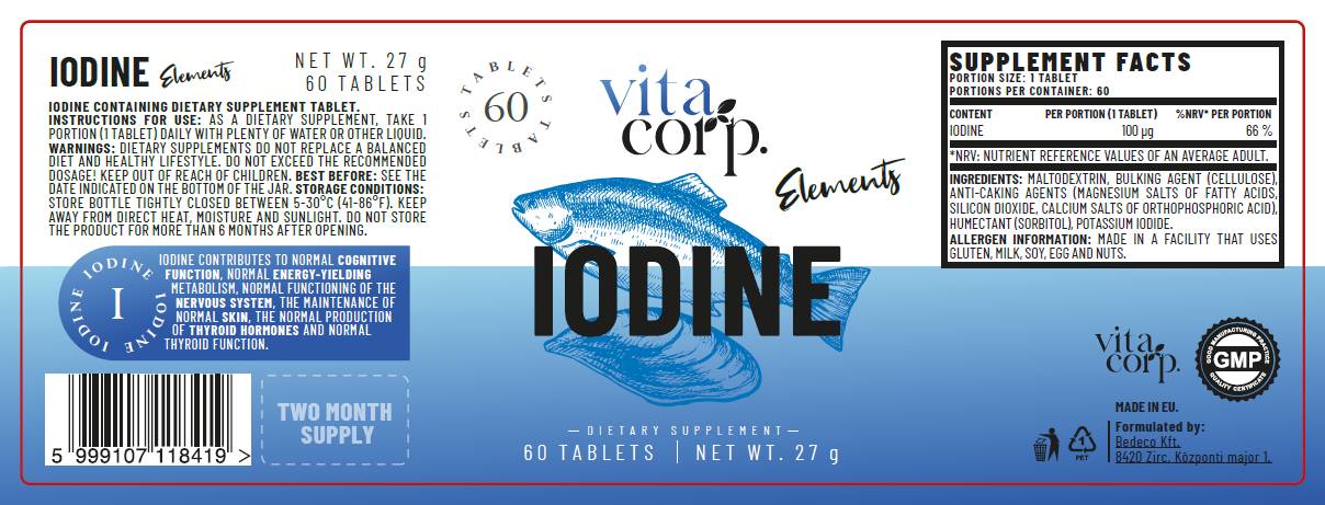 Jod 100 µg – 60 Tabletten