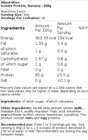 Protein isolieren – 908 Gramm