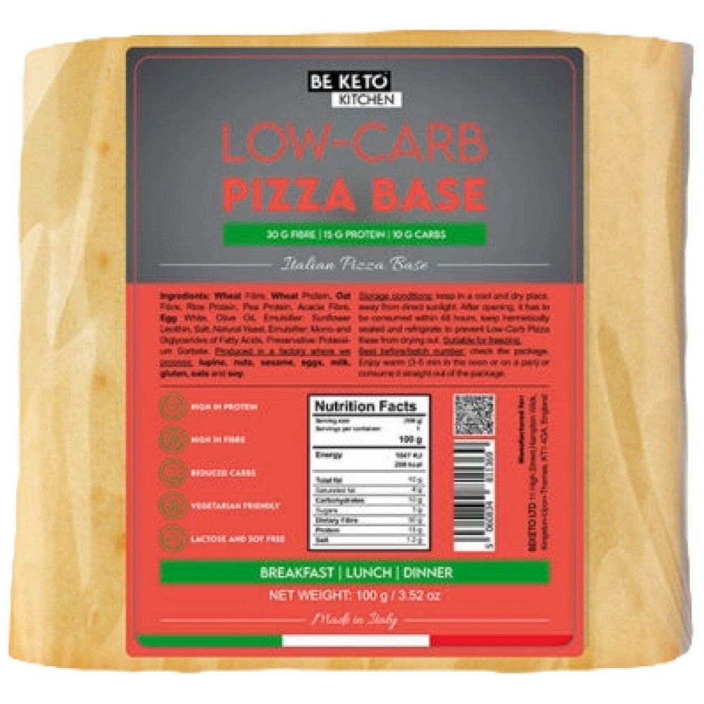 Italienischer Keto-Pizzaboden – 100 Gramm