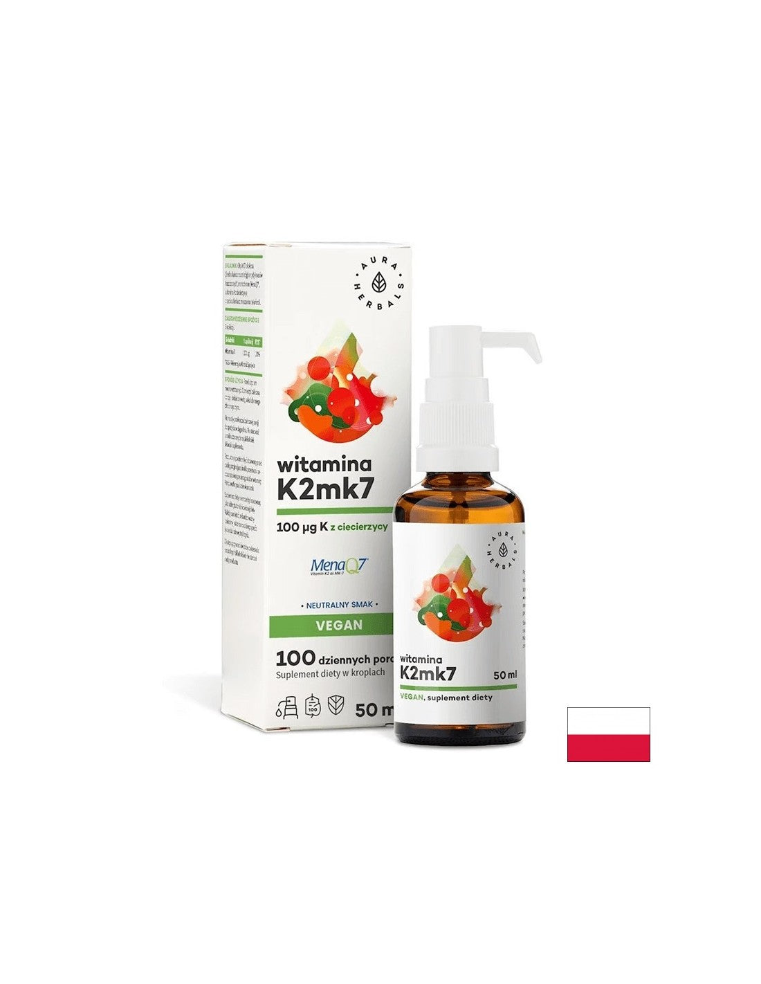 Knochen und Gelenke – Vitamin K2 (vegane Formel), 50 ml Tropfen