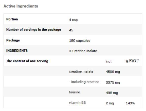 3 -Creatin -Malate 1250 Xtracaps - 360 Kapseln