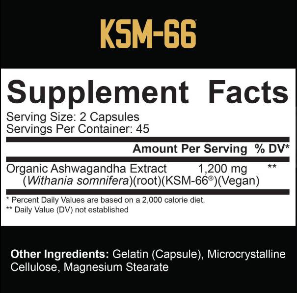 KSM-66® Bio-Ashwagandha 600 mg – 90 Kapseln