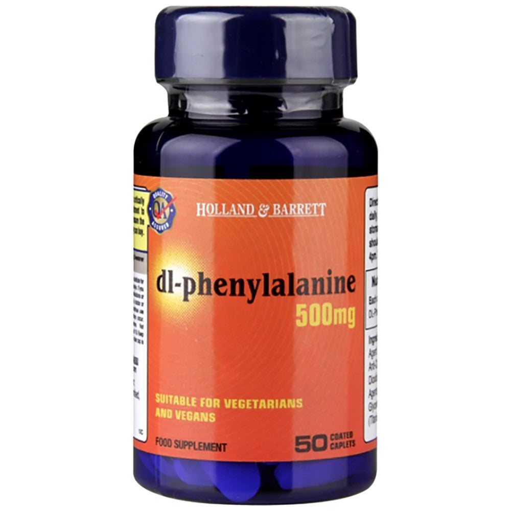DL -Phenylalanin / DLPA 500 mg - 50 Caplets
