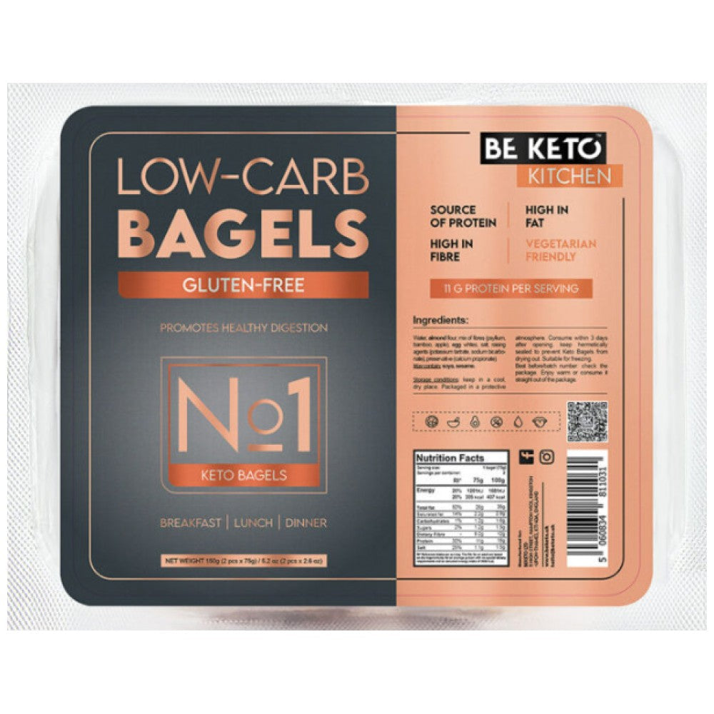 Glutenfreie Keto-Bagels – 150 Gramm