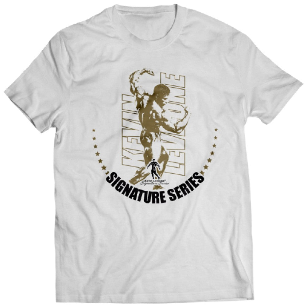 <tc>Kevin Levrone</tc> T-Shirt | Weiß-Gold