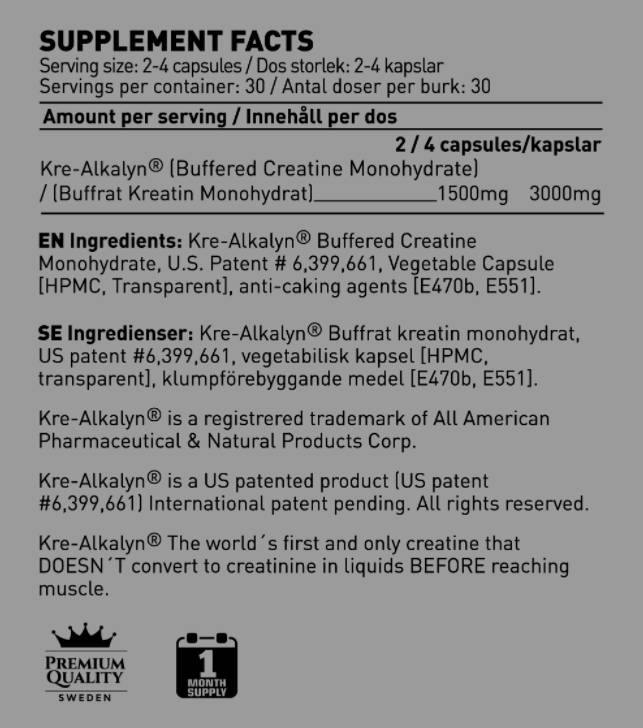 Kre-Alkalyn 750 mg – 120 Kapseln