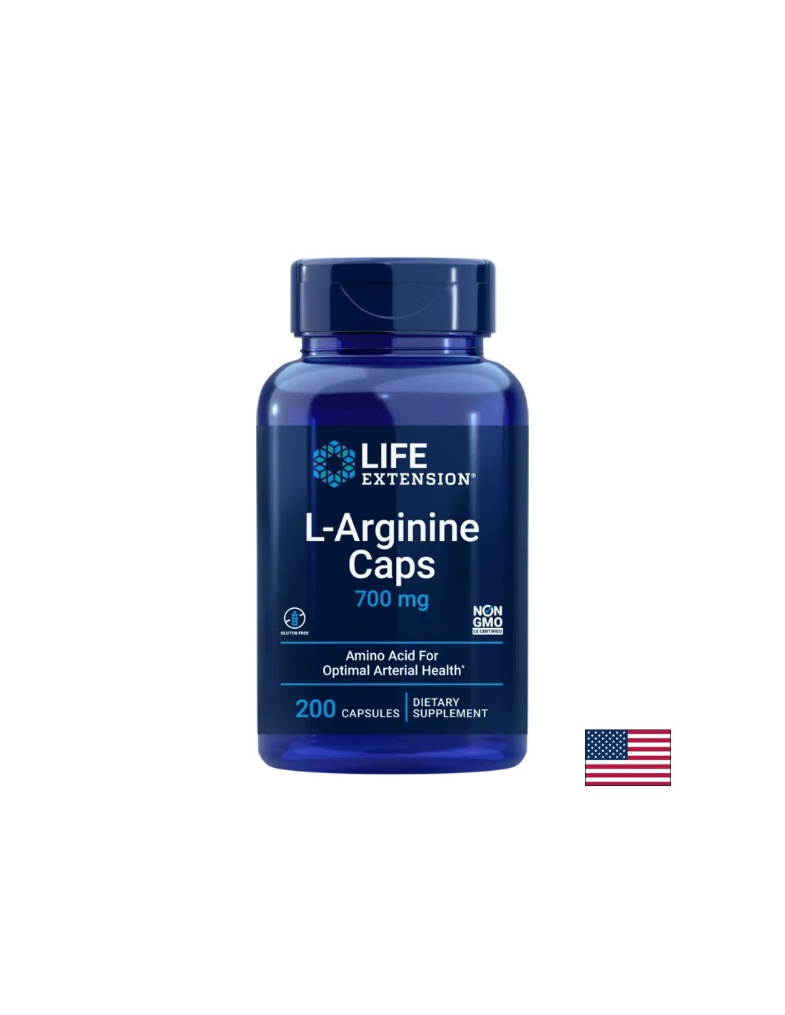 Herz-, Knochen- und Immunpflege – L-Arginin, 700 mg x 200 Kapseln