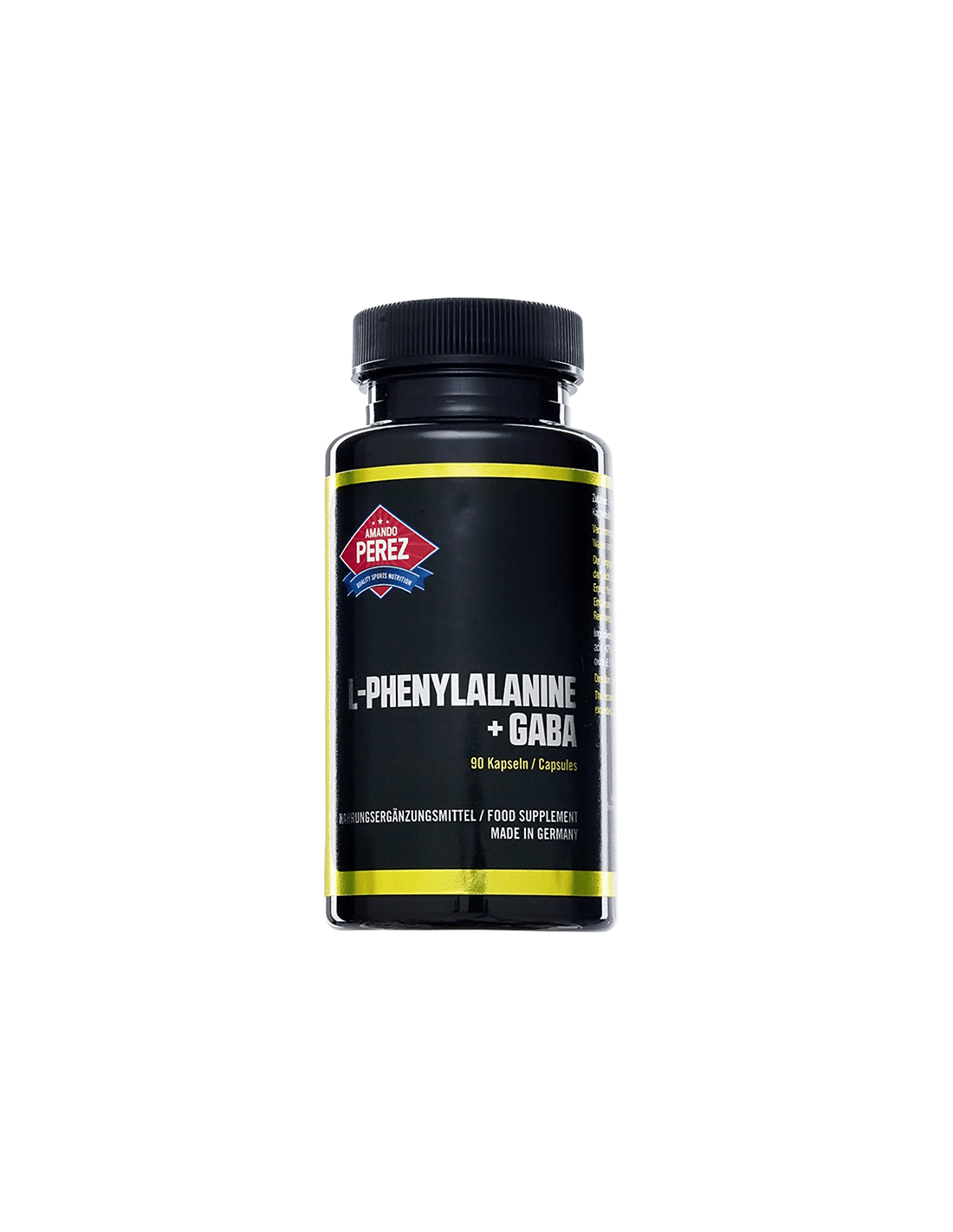 Reduziert Stress und Appetit – L-Phenylalanin + Gaba, 90 Kapseln