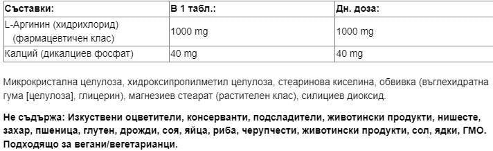 L-Arginin 1000 mg – 180 Tabletten
