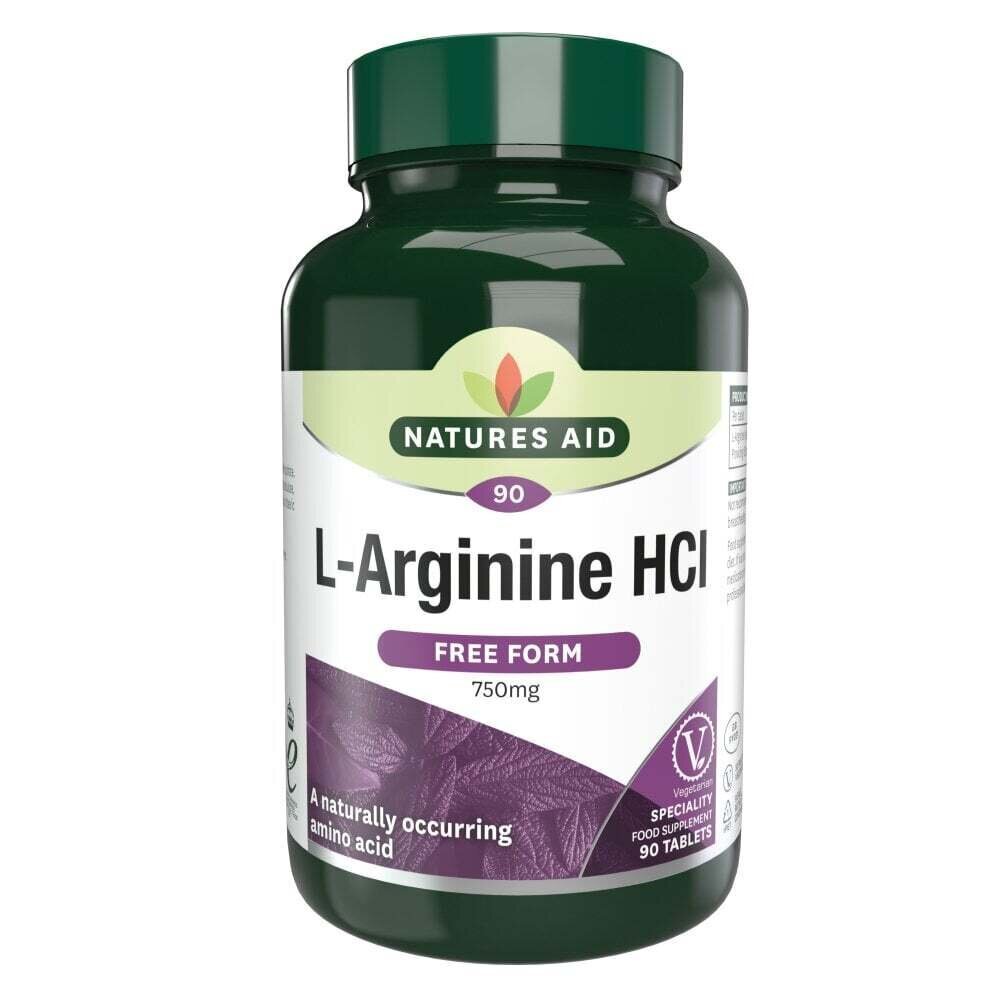 L-Arginin (L-Arginin HCL) 750 mg 90 Tabletten Natures Aid