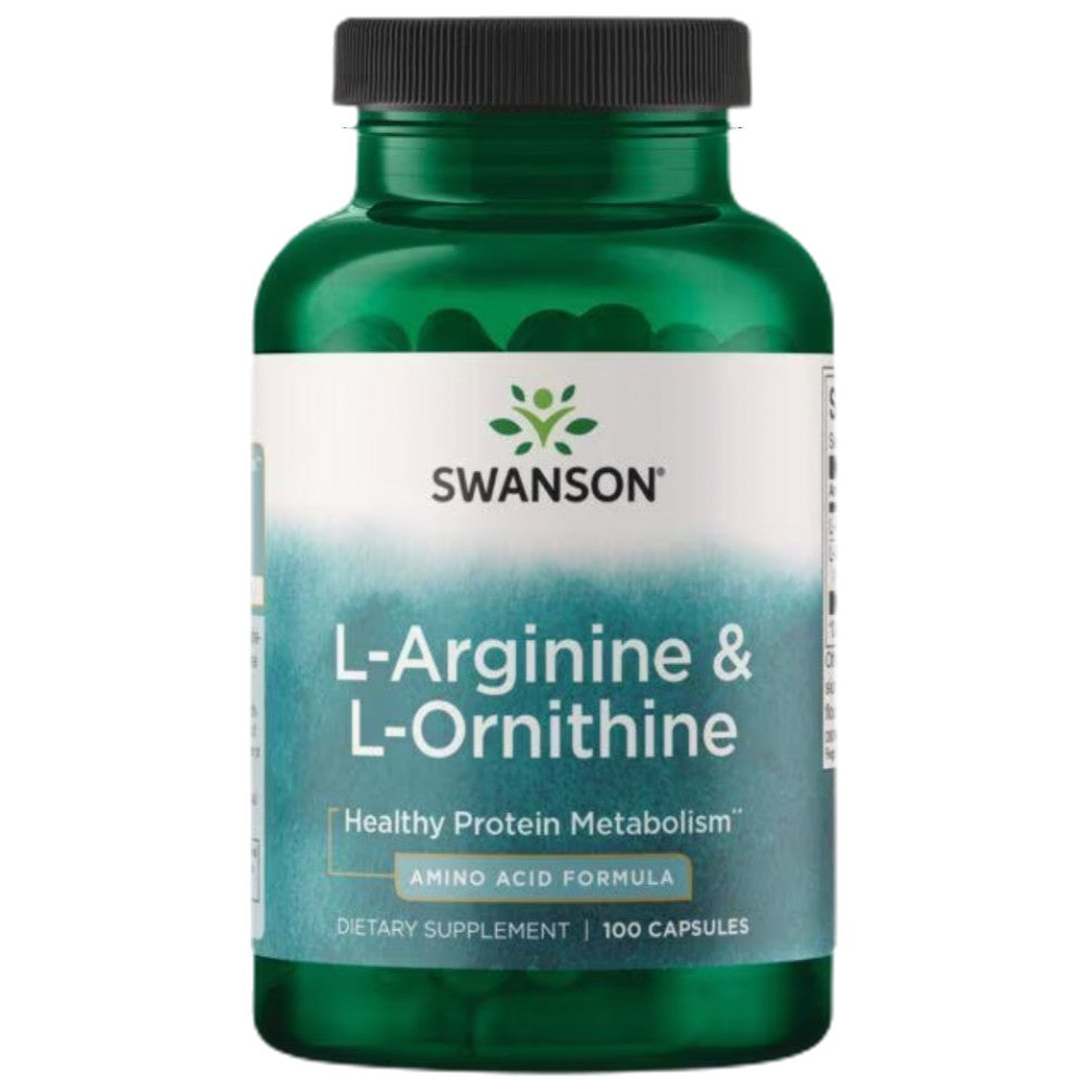 L-Arginin und L-Ornithin – 100 Kapseln