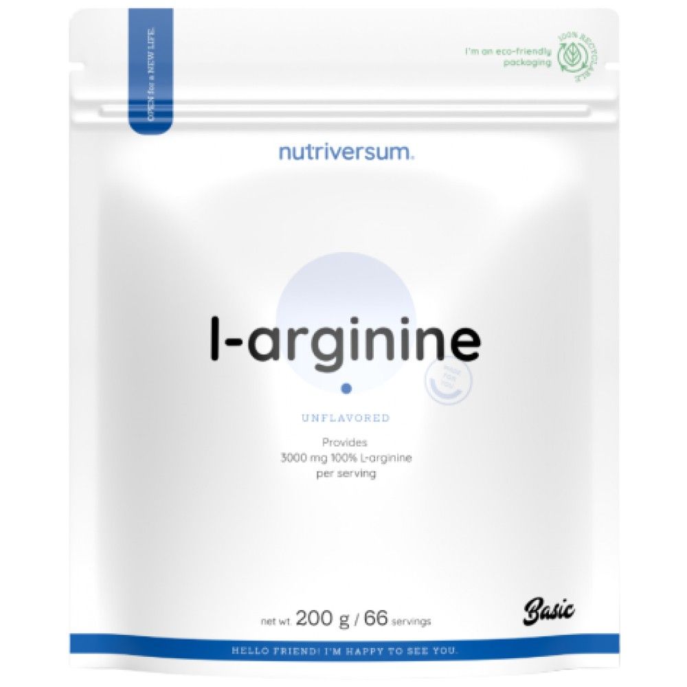 L-Arginin-Pulver | 100 % rein – 200 Gramm