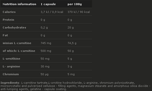 L-CARNITIN 500 FORTE PLUS 60 Kapseln