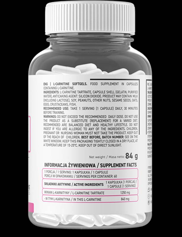 L-Carnitin 1250 mg 60 Kapseln