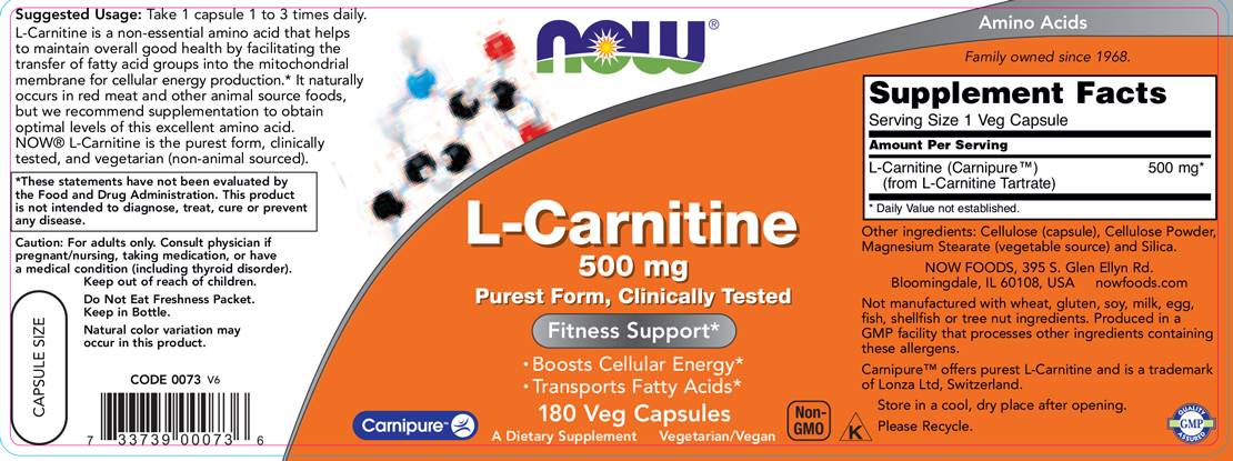 L-Carnitin 500 mg | Carnipure® – 180 Kapseln