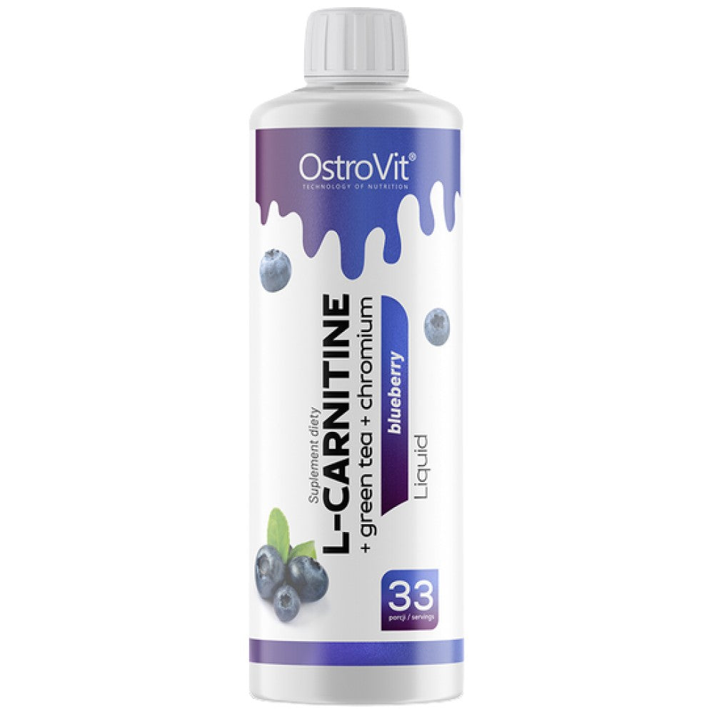 L-Carnitin-Flüssigkeit | + Grüner Tee und Chrom 500 ml