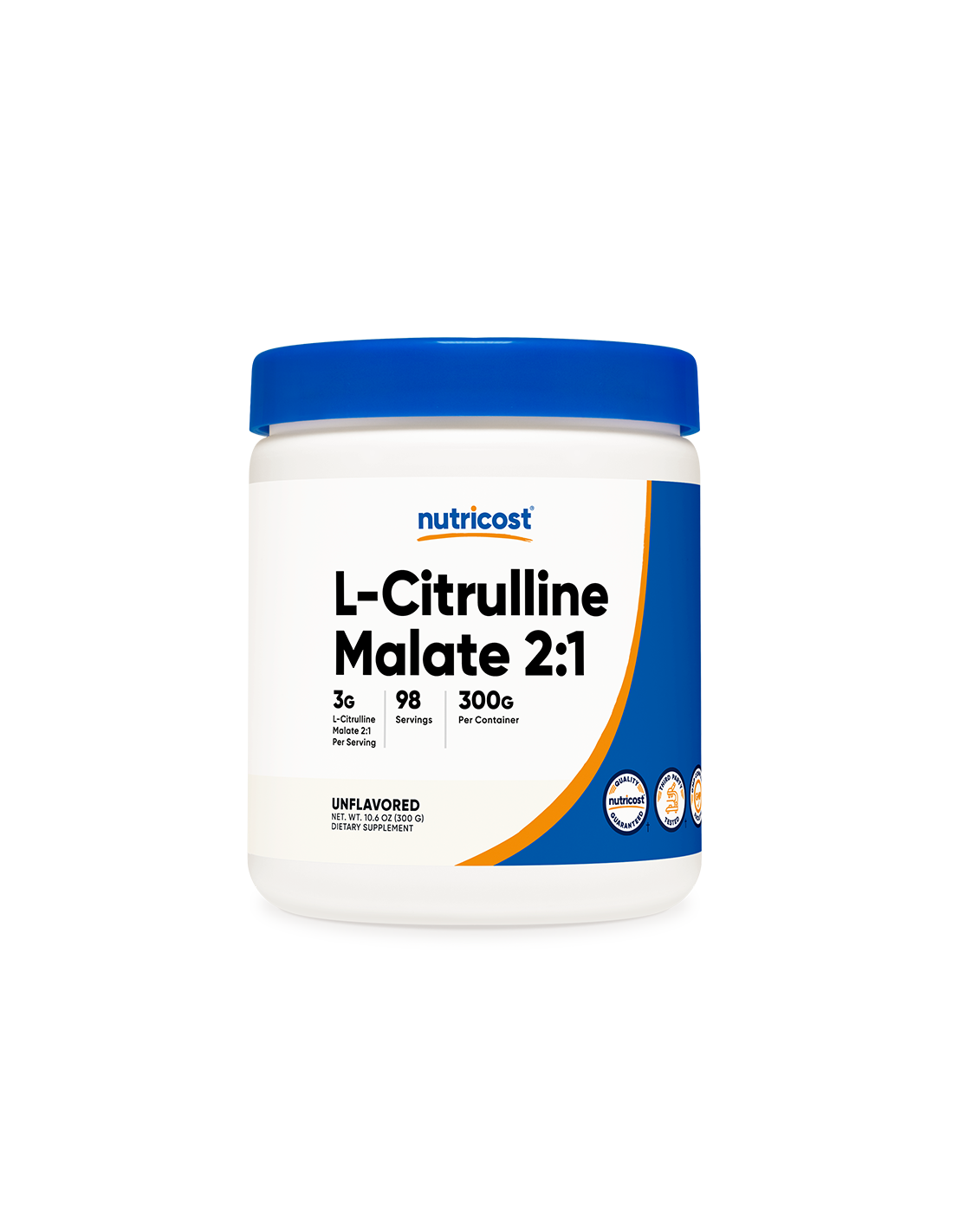 Muskelmasse – L-Citrullin (Malat) L-Citrullin, 300 g <tc>Nutricost</tc>