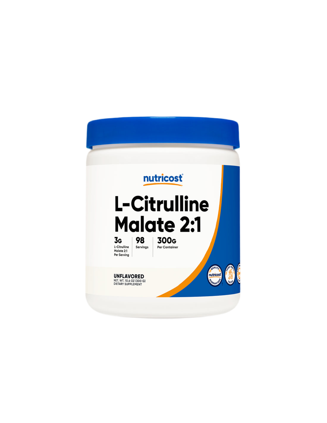 Muskelmasse – L-Citrullin (Malat) L-Citrullin, 300 g <tc>Nutricost</tc>