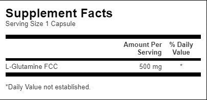L-Glutamin 500 mg – 100 Kapseln